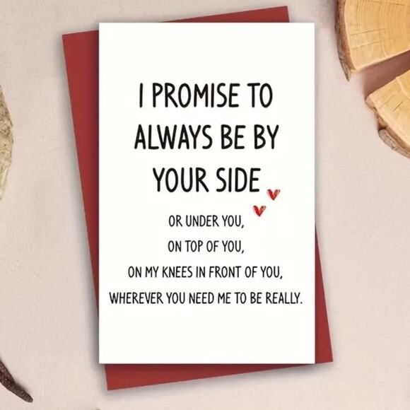 Valentine's Day or Anniversary Funny Card - 8.5" x 5.5" - Picture 4 of 5